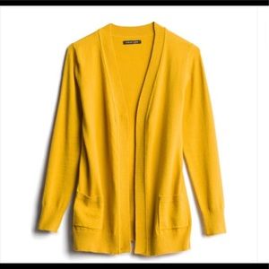 Mustard yellow cardigan